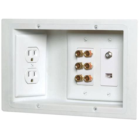 carlon 3 gang plastic low voltage wall electrical box|carlon handy box.